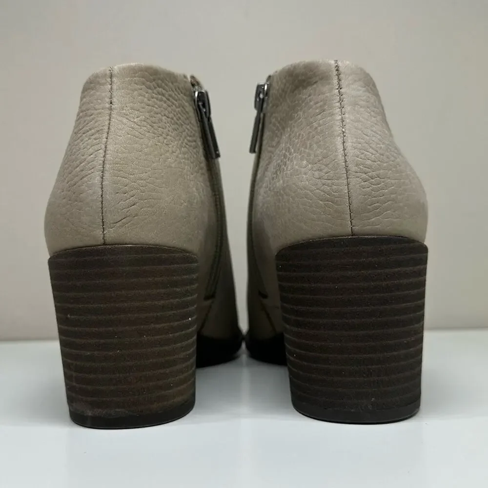 NWOB | Lucky Brand | Bellita Booties | Taupe | Size 6.5 M